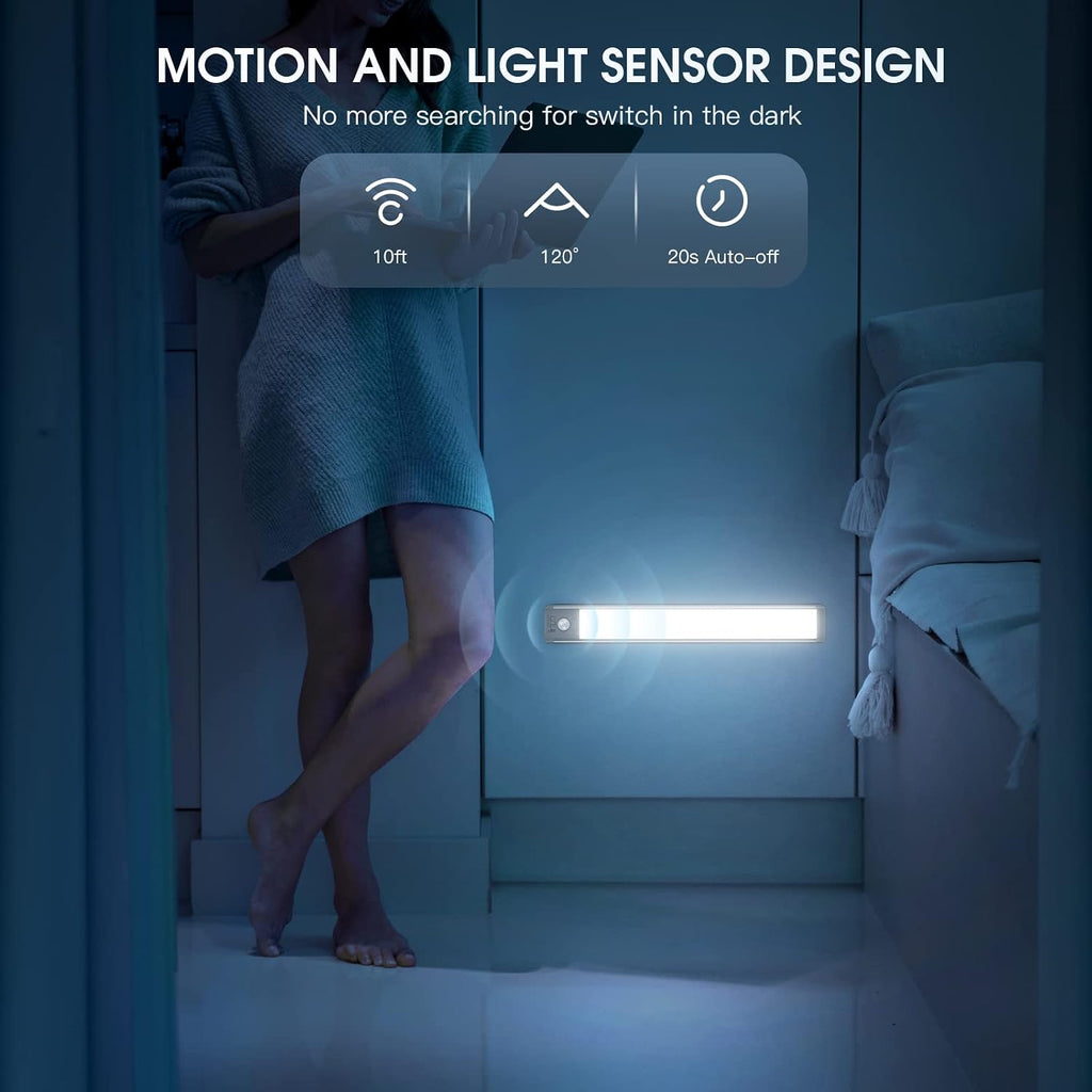 Wireless Motion Dimmable Cabinet Lights 2 Pack