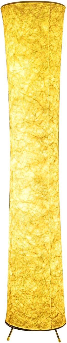 3 Color Remote Tyvek Fabric Simple Floor Lamp