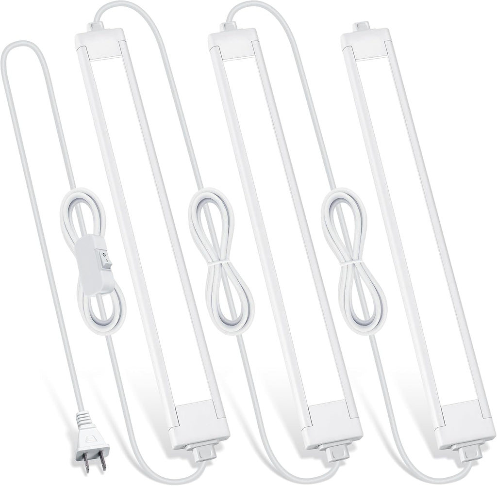 Plug-in Linkable Cabinet Light Bars 3 Pack