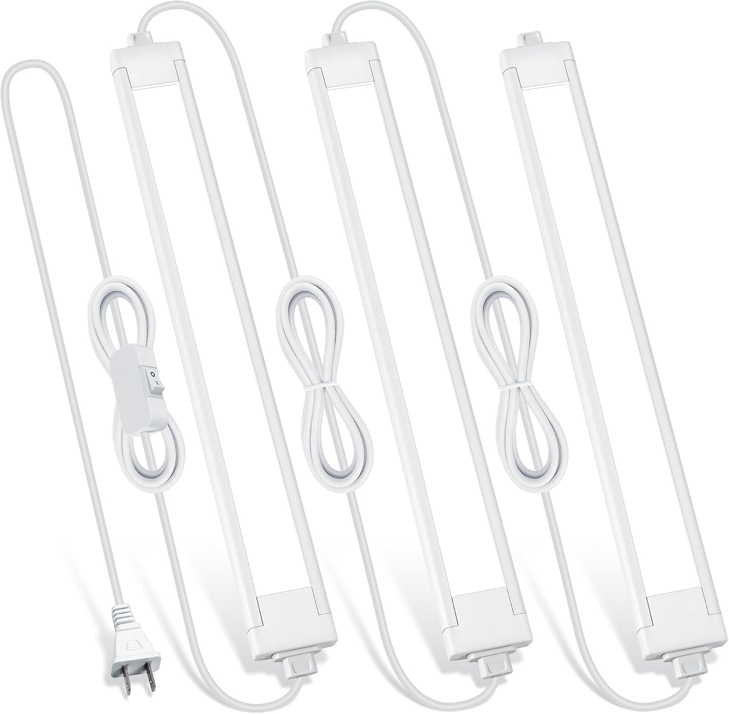 Plug-in Linkable Cabinet Light Bars 3 Pack