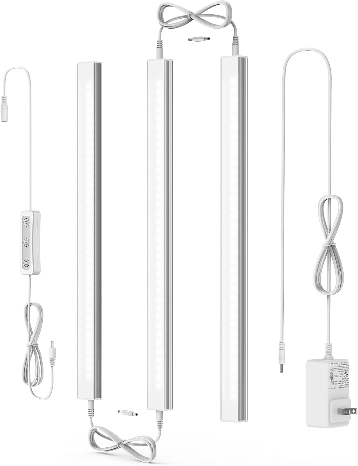 Plug-in Linkable Dimmable Cabinet Lights 3 Pack