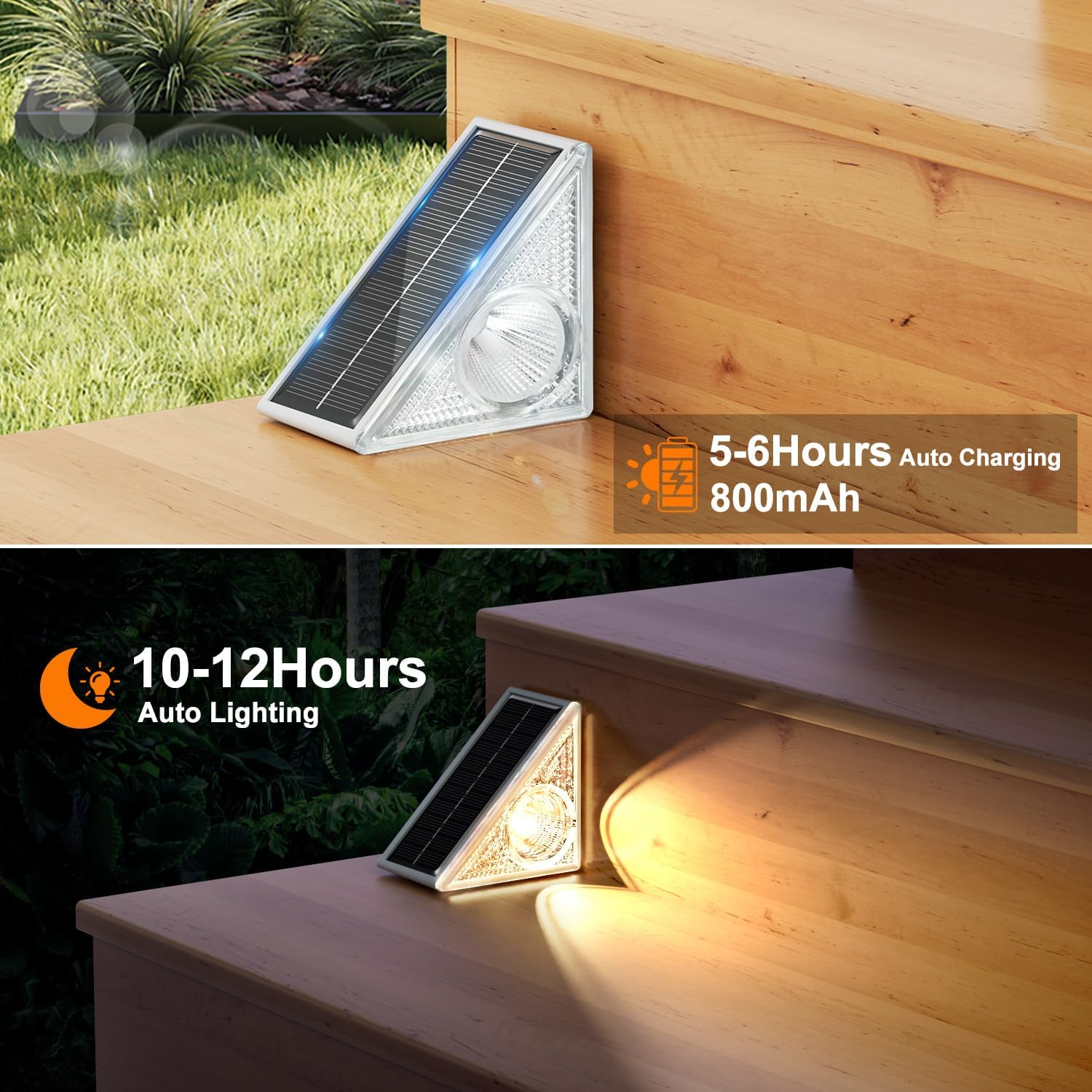 Solar Waterproof Color Changing Outdoor Step Lights