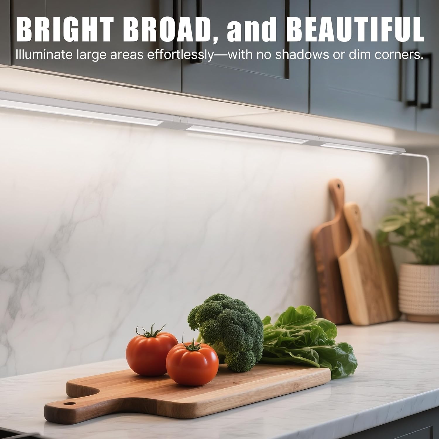 Plug-in Linkable Cabinet Light Bars 3 Pack