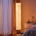Slim Cylinder Tyvek Shade Modern Floor Lamp