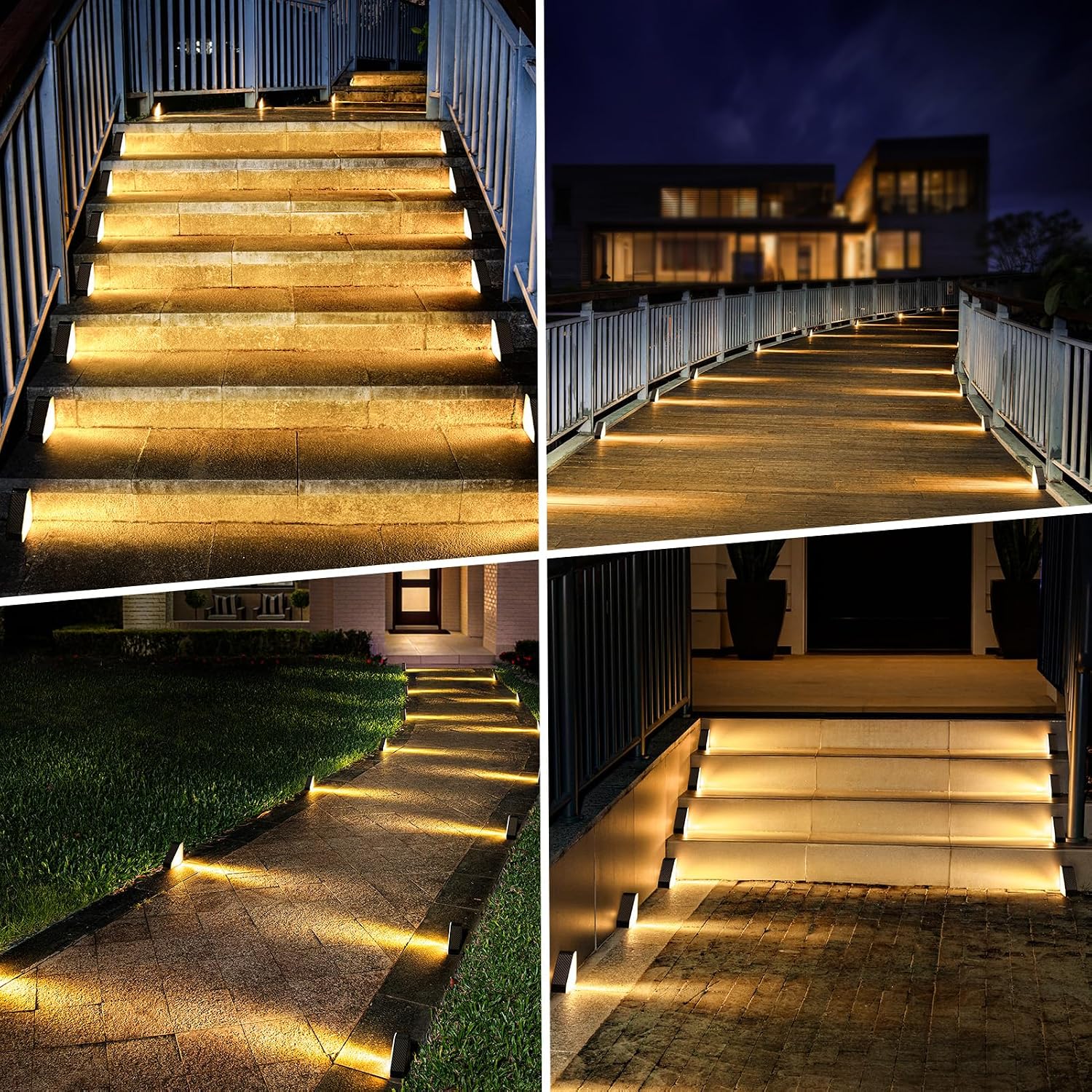 Ultra Bright Auto On Off IP68 Solar Step Lights