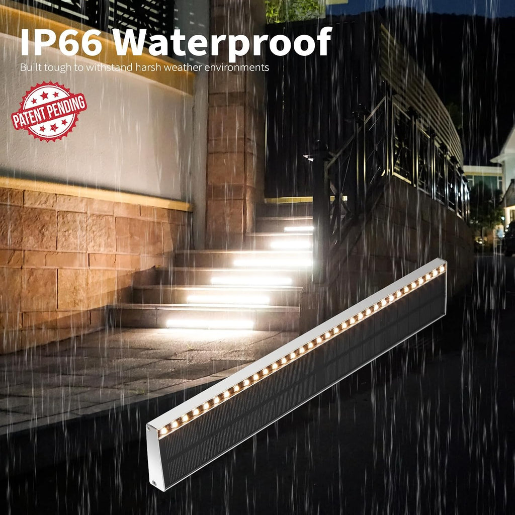 Aluminum High Bright LED Solar Step Lights