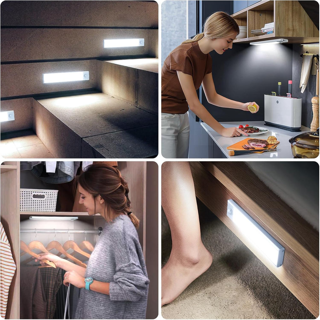 Wireless Motion Magnetic Cabinet Lights 6 Pack