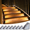 Solar Warm White Waterproof Outdoor Step Lights