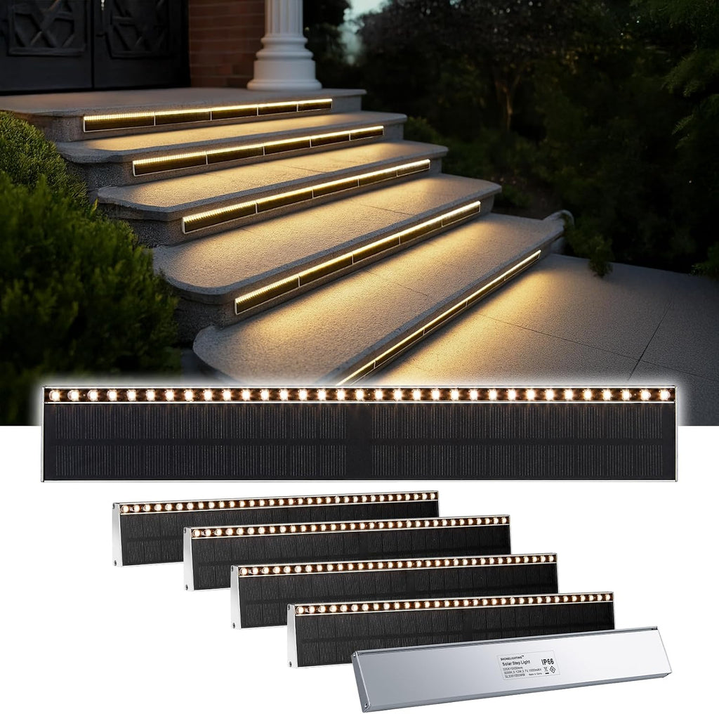 Aluminum High Bright LED Solar Step Lights